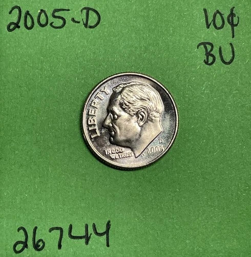 2005 D Roosevelt Dime 10c BU Brilliant Uncirculated US Coin