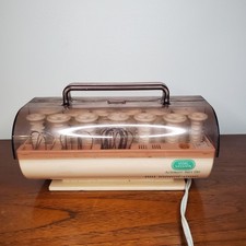 Vintage Vidal Sassoon ProSetter 20 electric heated hair rollers set, model VS-32