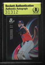 BAS 2018 Bowman Platinum Top Prospects JB Bukauskas Beckett Auth Sticker ur8