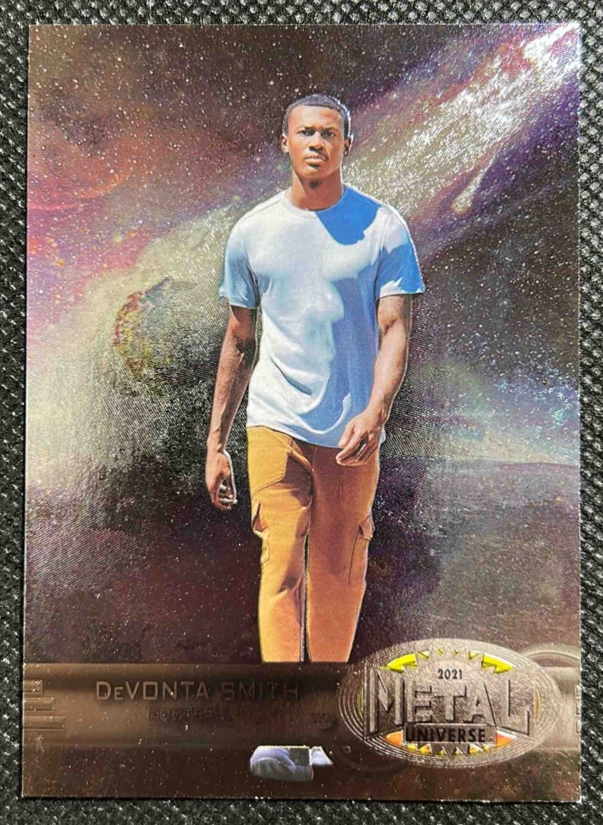 2021 Skybox Metal Universe Champions DeVonta Smith #RB-4 1997 98 Retro