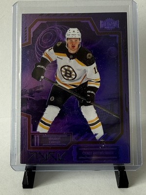 2025-26 Skybox Metal Casey Mittelstadt #72 Purple Spectrum FX /199 Bruins