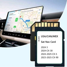 SD Navigation Card Latest Version GPS Maps For CX-30/3, CX-5, CX-9 USA/CAN/MEX