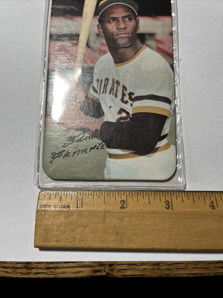 1971 Topps Super Set-Break # 37 Roberto Clemente G D - Image 4 of 4