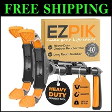 Efficient 40-Inch Reach Grabber Tool with Dual Magnets - Ideal for Daily Tasks
