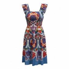 Vince Camuto NWY Tropical Flutter Sleeve Dress, 3X