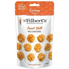 Mr Filbert's Korean Inspired Sweet Chilli Rice Crackers 40g - New & Sealed