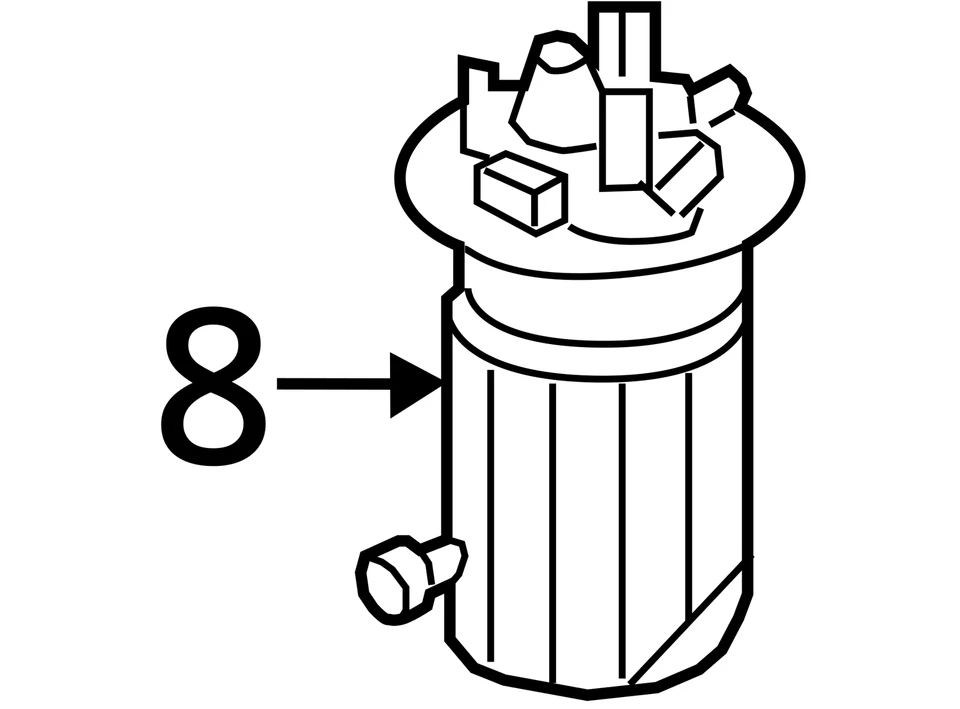 Fuel Pump 166 Type Suv VIN D 4th Digit Fits 16-19 MERCEDES GLE-CLASS 6830178 Foto 4 de 4
