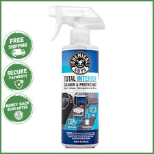 TOTAL INTERIOR PROTECTANT CLEANER SPRAY Dash Glass Vehicle Multi Surface Finish