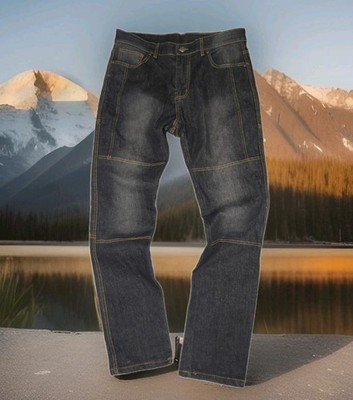 Rider Protec Motorcycle Riding Jeans Skinny Padding Men Large Tall 34X34 Biker