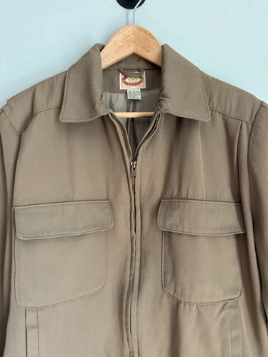 Vintage 80s Banana Republic Mill Valley Wool Field Jacket/Pampas style - Mens L video thumbnail