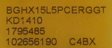 ORIGINAL 1PCS  USER  TOOLS   BGHX15L5PCERGGT KD1410