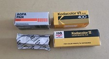 3 Rolls EXPIRED FILM Lot KODAK CM 120 C-110-24 AGFA PAN B W 120 FILM ASA 100