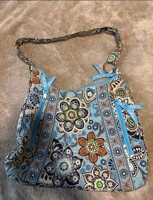 Vera Bradley Bali Blue Olivia Quilted Shoulder Bag