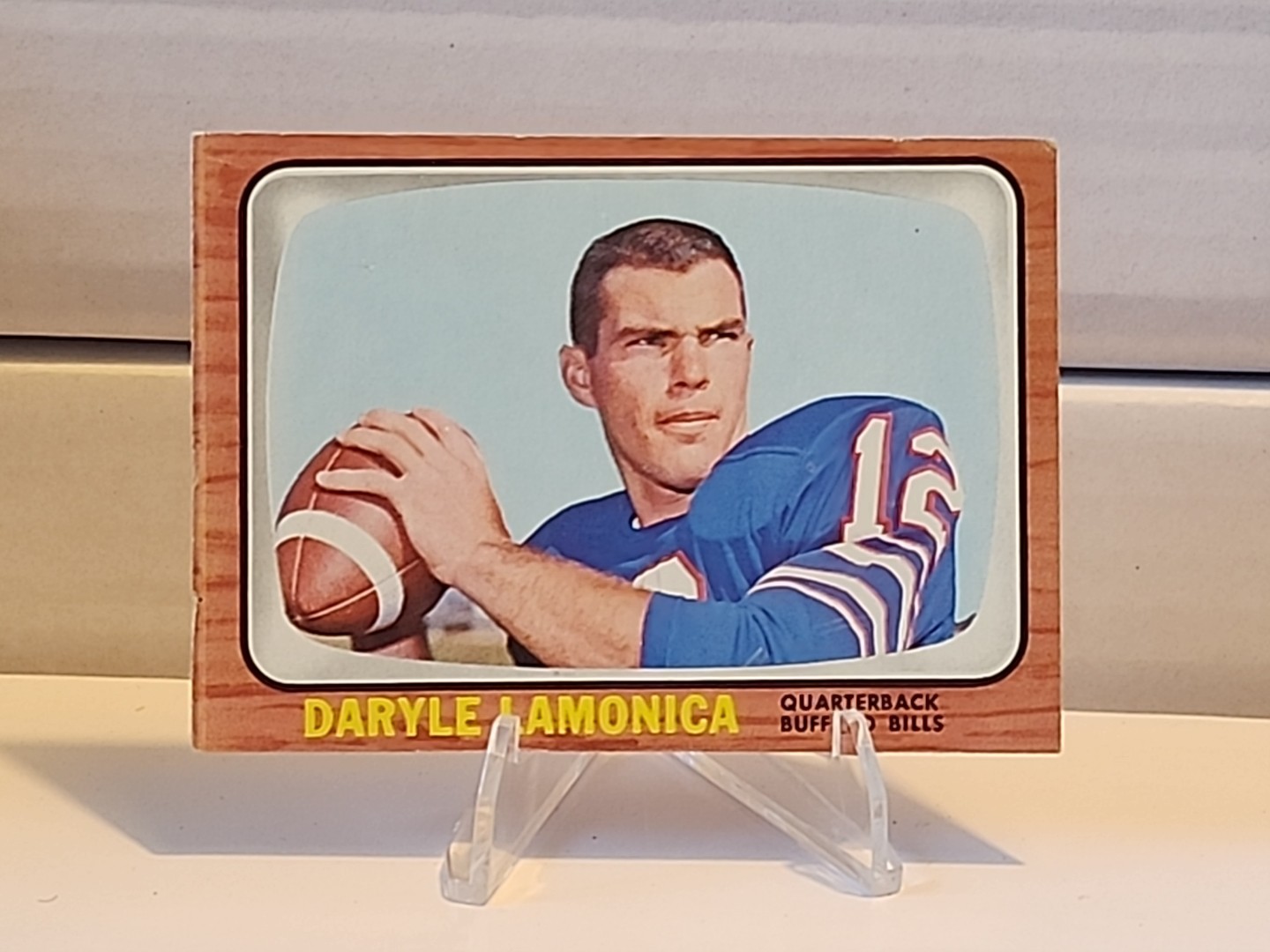 1966 Topps - Daryle Lamonica #27 Go Bills!