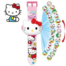 3D Projection Digital Watch Cinnamoroll Hello Kitty Kuromi Melody Anime Figures