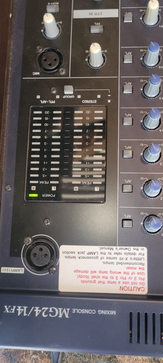 Yamaha MG24/14FX Mixing Console 24-CH Analog Mixer w/ SPX FX 16