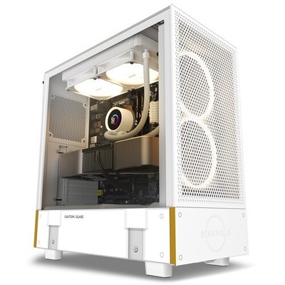 NZXT H5 Flow CC-H51FW-SF-FS Starfield Edition White ATX Mid Tower