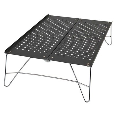 Klapptisch ideal für die Zubereitung von Speisen Picknick Esszimmer schwarz