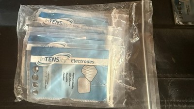 40 TENS Unit Electrode Pads (10 PACKAGES at 4 Per Package = 40 electrode pads!)