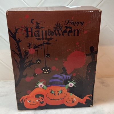 Halloween Pumpkin & Ghost Air-blown Inflatable Lights Up