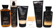 Bath  Body Works Into The Night Body Wash, Mist, Cream, Lotion, Scrub 5pc Set