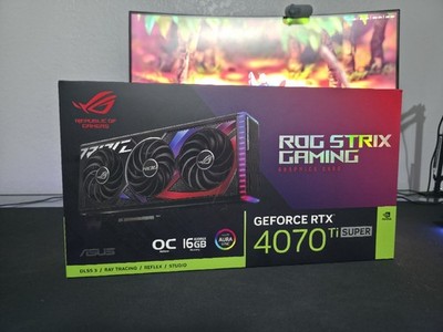 ASUS ROG Strix GeForce RTX 4070 Ti SUPER OC 16GB GDDR6X RGB Ray Tracing PCIe 4.0