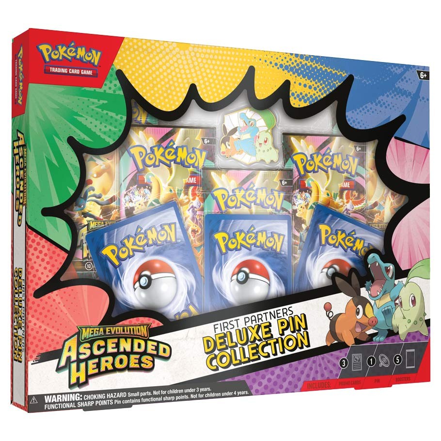 Pokemon TCG: Ascended Heroes First Partners Deluxe Pin Collection