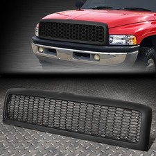 Honeycomb Mesh For 94-02 Ram 1500 2500 3500 Front Bumper Grill Grille Matte Honeycomb Mesh For 94-02 Ram 1500 2500 3500 Front Bumper Grill Grille Matte