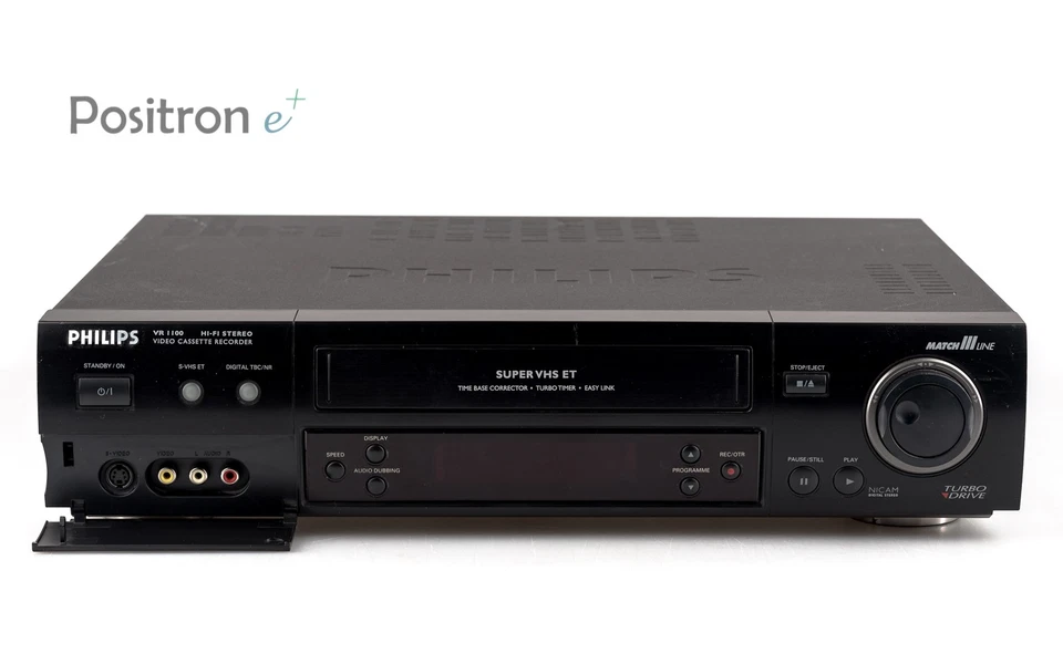 Philips VR1100 Svhs Videoregistratore / Tbc Dnr / revisionato 1 Anno garanzia [ - Immagine 2 di 4