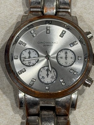 Gino Milano Quartz Watch  Needs New Battery!