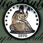 * 1870 CAMEO * PRISTINE+ GEM PROOF SEATED LIBERTY HALF-DOLLAR *  FROM COLLECTION
