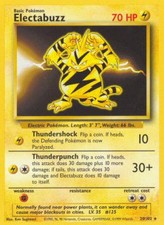 Pokémon Electabuzz BS-20 Rare Englisch Light Played