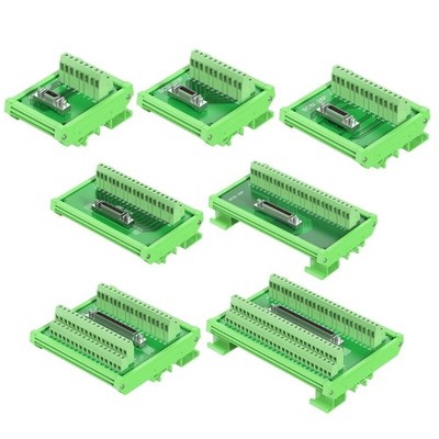SCSI Rail Mounted Terminal Block Connectors, 14P to 100P for Tape Drive Scanner