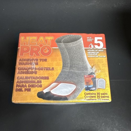Heat Pro Adhesive Toe Warmers Air Activated 5 Hours Heat 30 Pair Exp: 03/01/29 - Picture 5 of 6