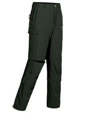 Men's Stretch Convertible Pants, Zip-Off Quick-Dry Hiking Pants, UV Protectio...