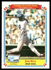 Jim Rice 1983 Topps Drake's Big Hitters Boston Red Sox #22 Near Mint or Better