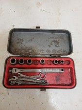Vintage Craftsman Tools 14 Drive Sae Socket Set Flying V Usa