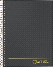 Gold Fibre Designer, Project Planner,Size 9-1/2 X 7-1/4, Asst Covers, 84 Sheets