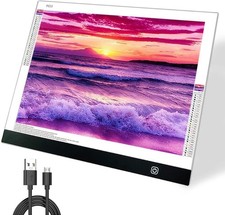 A3S Light Pad for Diamond Painting - Light Board Tracing with 3 Level Brightn...