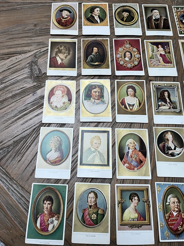 Images Lot de 43 cartes : PERSONNAGES DE L HISTOIRE UNIVERSELLE  vintage - Photo 2/4