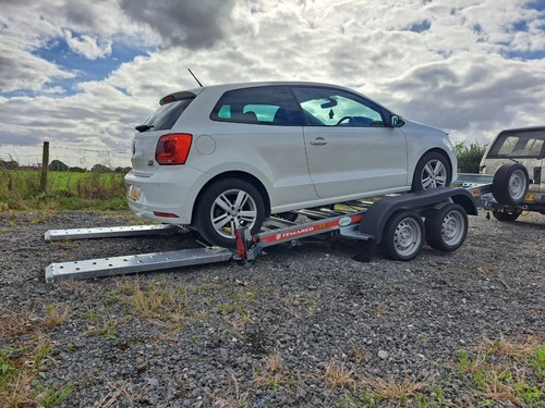 New Temared 2000Kg 4.0mx1.85m tiltbed car transport trailer classic grasstrack - Picture 9 of 19