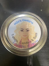 8oz 2 Shades of Gray Heavily Scented Candle In Glass Mason Jar