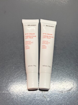 2x Dr. Brandt Eye Cream for wrinkles dark circles puffiness 15g/0.5oz each New