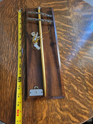 Vintage Assemblagen von Shirl handgefertigtes Kunstwerk Linesman Telefon Orlando FL - Bild 7 von 11