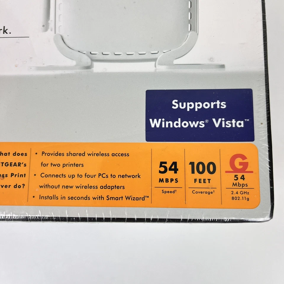 Netgear WGPS606 54 MBPS Wireless Print Server with 4 Port Switch New - Image 4 of 4