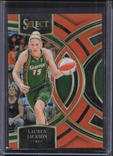 2024 Panini Select WNBA #133 Lauren Jackson Orange Prizms RG25 #/125