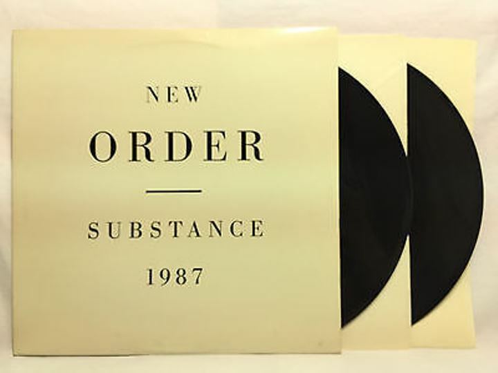 New Order Substance Embossed Cover UK 1987 Factory FACT 200 2 LP  