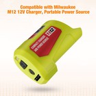USB Power Adapter 49-24-2310 48-59-1201 Heated Jacket For Milwaukee 12V Battery — photo 6