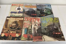 Train Magazines Bundle X 6 Vintage Trains & Railways Steam First Trains X6