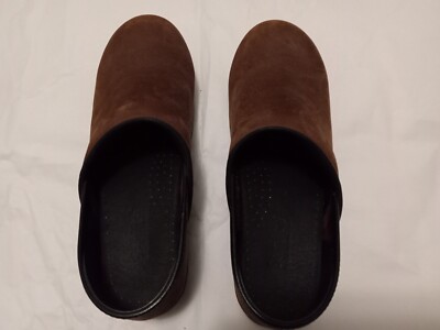 EUC Brown Sanita Clogs size 39/US size